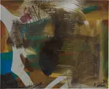 Albert Oehlen, Untitled, 1989, oil and resin on canvas