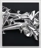 Anselm Reyle, Untitled, 2008, mixed media on canvas, acrylic glass