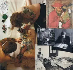 Untitled by Albert Oehlen, 2004, collage, sold Oct 2016