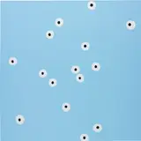 Federico Herrero, Blue Landscape with 15 Circles, 2008, acrylic on canvas
