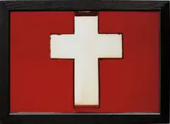 Milk Cross by Andres Serrano, 1987, Cibachrome print, in artist's frame, offered Oct 2016