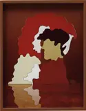 Elad Lassry, Man, Two Woman (Puzzle), 2011, chromogenic print, in artist’s frame