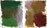 Josh Smith, Two works: Untitled (Palette Painting), 2007, oil on canvas