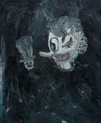 Comic Figures (099) by Armen Eloyan, 2007, oil on canvas, sold Oct 2016