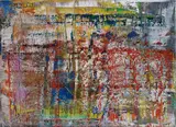 Abstraktes Bild (P1) by Gerhard Richter, 1990, Chromogenic print, flush-mounted to aluminium (as issued), the full sheet,, sold Oct 2016