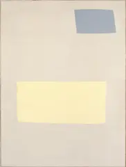 Untitled by Ethan Cook, 2013, hand woven cotton canvas and canvas, in artist's frame, sold Dec 2016