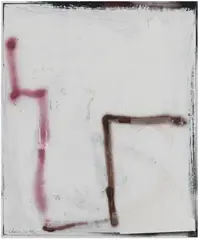 Dann Lieber Nein by David Ostrowski, 2009, acrylic and spray paint on canvas, in artist's frame, sold Dec 2016