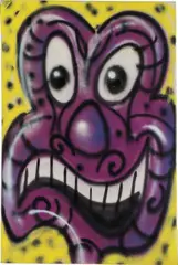 Comic by Kenny Scharf, 1983, spray paint on canvas, sold Dec 2016