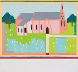 Guy Yanai, House Without Room (Jerusalem), 2015, oil on linen