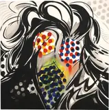 Piotr Makowski, Compozycja (S 07), 2013, ink on canvas