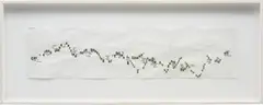 Untitled (Car Crash) by Dash Snow, 2006-2007, newspaper collage, typewriter ink, Tipp-ex and tape on paper, in artist's frame, sold Dec 2016