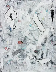 Untitled by Joe Reihsen, 2014, acrylic on panel, in artist's frame, sold Dec 2016
