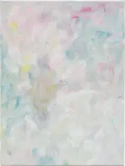 Jean-Baptiste Bernadet, Untitled (shuffleboard), 2013, oil and glass bead on canvas