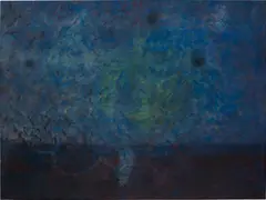 Karl Norin, 200714, 2014, rug and paint on board