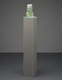 Anders Clausén, Untitled #27b, 2007, spraypaint and plaster on artist's plasterboard plinth