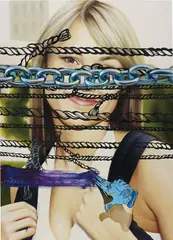 Parker Ito, The Most Infamous Girl in the History of the Internet, 2014, oil on canvas