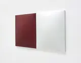 Dean Levin, Untitled, 2014, oil and plaster on canvas, diptych