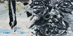 Roberto Coda Zabetta, Untitled, 2007, oil on canvas, diptych