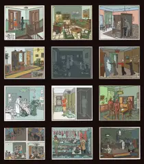 Vladimir Grig, 13 rooms, 2012, paper print