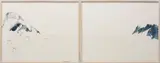 Walter Niedermayr, Kitzsteinhorn II, 1997, chromogenic prints in artist's frames, diptych