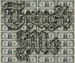 Scott Campbell, Trust Me, 2011, paper and adhesive on cardboard