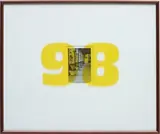 98, Meistertöpferei am Luganer See by Martin Kippenberger, 1989, photograph, adhesive film in an artist's frame, sold Dec 2016