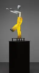 George Lappas, Sleepwalker, iron, aluminum and cloth