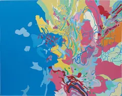 Oona Ratcliffe, Duskier Cries, 2004, acrylic on canvas