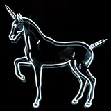 Maria Cheloyants, Unicorn, 2016, neon