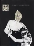 Marcel Dzama, Gruenfeld Defense, 2007, collage on paper