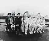Li Wen, Cut in Half, 1996, black and white photograph