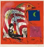 Marc Chagall, L'Arc-en-ciel (The Rainbow), 1969, Lithograph in colours, on Arches paper, with full margins,