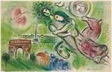 Marc Chagall, Roméo et Juliette (Romeo and Juliet) by Charles Sorlier, 1964, Lithograph in colours, on Arches paper, with full margins,
