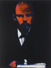 Lenin by Andy Warhol, 1987, Screenprint in colours, on Arches 88 paper, the full sheet,, sold Jan 2016