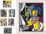 Expressionist Woodcut Series by Roy Lichtenstein, 1980, The complete set of seven woodcuts in colours with embossing, on Arches cover paper, with full margins,, sold Jan 2016