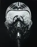 Untitled (Iceman X) by Robert Longo, 2012, Archival pigment print, on Epson hot-pressed paper, with full margins,, sold Jan 2016