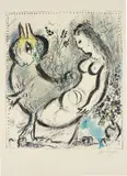 Marc Chagall, La Nymphe bleue (The Blue Nymph), 1962, Lithograph in colours, on Arches paper, with full margins,