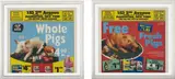 Robert Gober, Untitled (Whole Pigs); and Untitled (Fresh Pigs), 1993-94, The set of two photolithographs in colours, on French Dur-O-Tone paper, folded (as issued), with full margins,