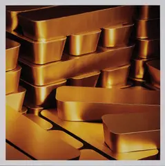 Bullion by Thomas Demand, 2003, Lambda print in colours, on glossy paper, with full margins, accompanied by twelve-inch vinyl record by Pan•American, en, sold Jan 2016