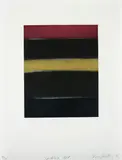 Sean Scully, Landline Red, 2015, Etching with aquatint, spit bite and sugar-lift in colours, on wove paper, with full margins,