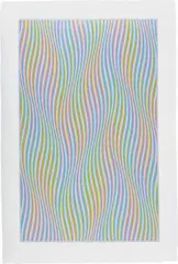 Elapse by Bridget Riley, 1982, Screenprint in colours, on BFK Rives paper, with full margins,, sold Jan 2016