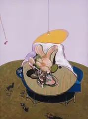 Lying Figure by Francis Bacon, 1969/2015, Diasec mounted giclée print in colours, on Alu Dibond support, the full sheet,, sold Jan 2016