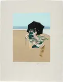 Francis Bacon, Triptych: right panel, 1981, Etching and aquatint in colours, from the set of three on Guarro paper, with full margins,