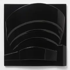 Guggenheim (Black) by Richard Hamilton, 1970, Vacuum formed acrylic and cellulose,, sold Jan 2016