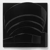 Richard Hamilton, Guggenheim (Black), 1970, Vacuum formed acrylic and cellulose,