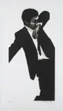 Robert Longo, Mark, from Men in the Cities, 1983, Lithograph, on Arches paper, with full margins,