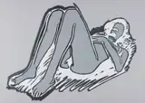 Tom Wesselmann, Monica Lying on Her Back, Knees Up, 1990, Lithograph and linocut in colours, on Arches White paper, the full sheet,