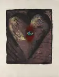 Jim Dine, The Hand-Colored Viennese Hearts V