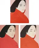 Alex Katz, Brisk Day I; II; and III, 1990, The complete set of three prints, including one woodcut, one aquatint and one screenprint in colours, on Somerset paper, the full sheets,