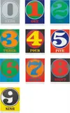 Robert Indiana, Numbers, 1968, The complete portfolio of 10 screenprints in colours, on Schollers Parole paper, the full sheets bound (as issued),